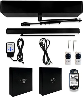 OlideSmart Black Wireless Automatic Electric Door Opener with Touchless Switch - Image 1 of 4