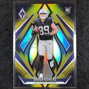 2024 Phoenix Football BROCK BOWERS Rookie Base Gold Fade /125 #165 - Picture 1 of 1