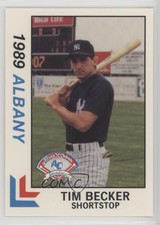 1989 Best Albany-Colonie Yankees Tim Becker #20