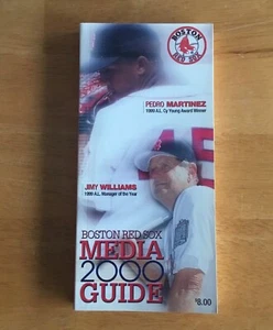 Boston Red Sox Official 2000 MLB Media Guide Book Pedro Martinez Jimy Williams - Picture 1 of 2