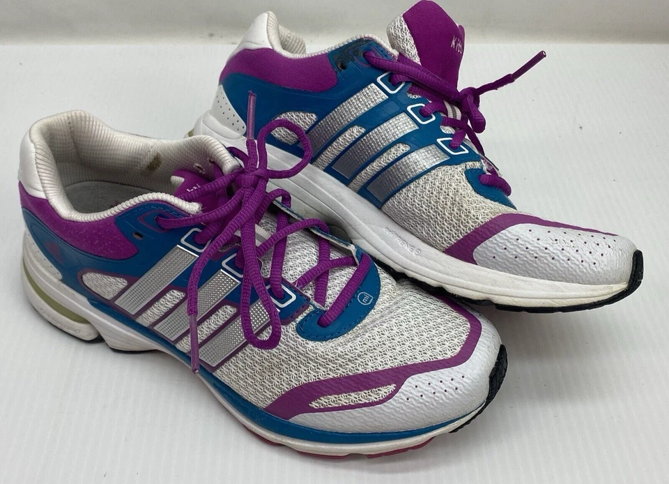 Adidas Mi Supernova Glide 5 Womens Running Shoes Sz 9 Sneaker Purple Blue L38181 - Image 1 of 4