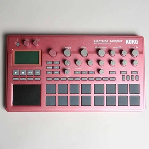 KORG ELECTRIBE2S-RD Sampler Sequencer Red Used from JPN with Box F/S VHTF - Picture 1 of 12