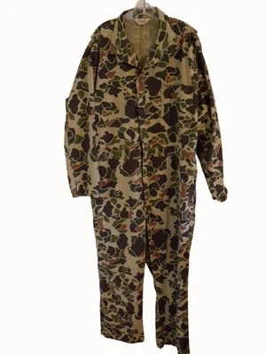 Walls Camo Coveralls Hunting Fishing Men's Size L - Image 1 of 4