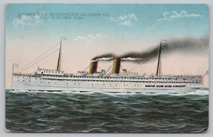 Dampfer Yale auf Metropolitan Steamship Company - Postkarte - 1909 - Bild 1 von 2