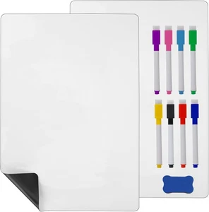 Hisredsun A4 whiteboard kühlschrank, magnettafel kühlschrank,8 White - Bild 1 von 5