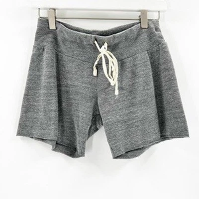 Splendid Gray French Terry Drawstring Waist Cutoff Shorts Women's XS - Image 1 of 4