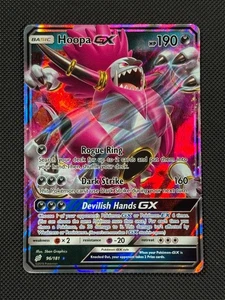 Pokémon Karte Hoopa GX 96/181 HOLO Sonne & Mond Team Up Rare *2 - Bild 1 von 4