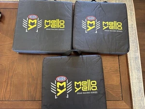 3er Set NHRA Mellow gelb gepolstert Stadiom Bleacher Sitzkissen Drag Racing - Bild 1 von 4