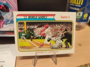 Bryce Harper 2023 Heritage '22 World Series Game 3 Short Print SP #474 Phillies - Picture 1 of 1