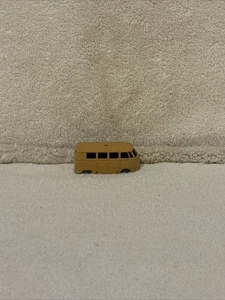 MATCHBOX No.12 England  VOLKSWAGON Yellow Micro Bus With Gray Metal Wheels Vtg - Picture 1 of 8