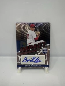 2023 Elite Extra Edition Impact Impressions Brycen Mautz Auto #II-BMZ - Picture 1 of 2