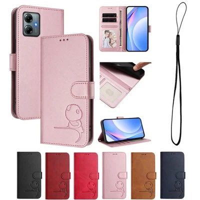 Flip Wallet Leather Card Slot Stand Cover For Moto G Stylus 5G/G Power/G 5G 2025 - Image 1 of 4