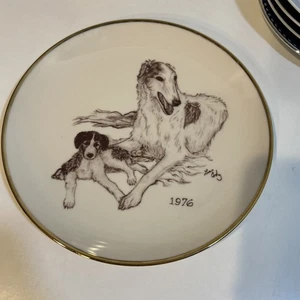 Borzoi Club Of America 1976 Dog Plate - Picture 1 of 2