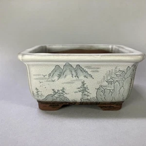Bunsan Bonsai Pot 9.9cm x 8.2cm x 5cm - Picture 1 of 9