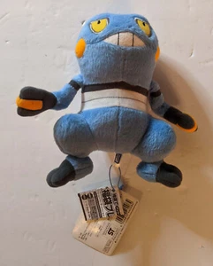 Croagunk Pokemon Plush w/ tags Takara Tomy Japan Exclusive Rare - Picture 1 of 2