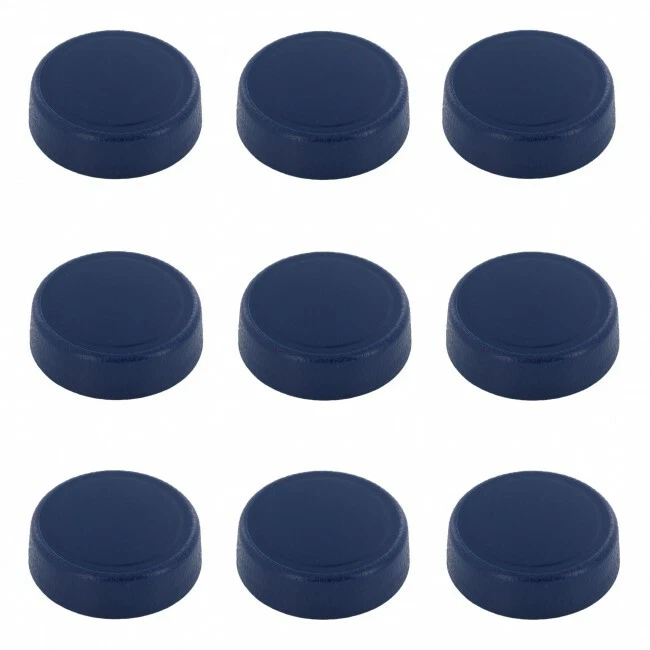 9er Set Ersatz Schraub Deckel für Wasser Trinkflaschen aus Tritan eckig / rund - Bild 1 von 1