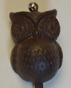 Cast Iron Owl Hook Coat Leash Wall Decoration - Picture 1 of 5