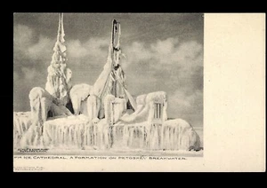 Postal Catedral de Hielo, formación sobre rompeolas Petoskey (P-1-Q) - Imagen 1 de 2