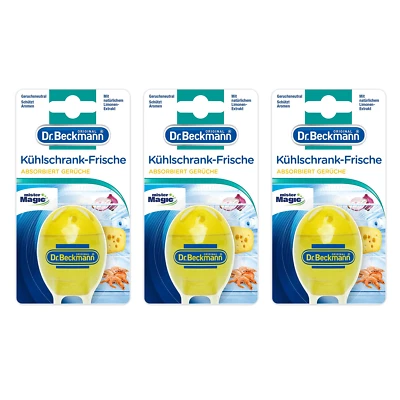 3x Dr. Beckmann mister Magic Kühlschrank Frische Ei absorbiert Gerüche je 40g - Bild 1 von 2