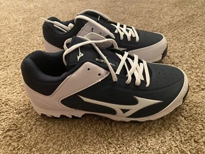 Mizuno 9-Spike Swift 5 Women's Softball Shoe, Navy/White, US 7, Free Shipping! - Picture 1 of 4