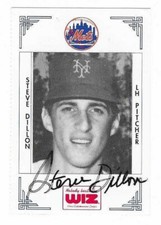 STEVE DILLON 1991 METS THE WIZ AUTOGRAPHED SIGNED # 98 NEW YORK METS