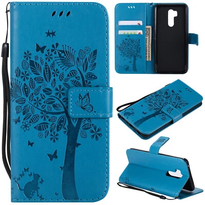 Case for LG K10 K8 V20 V30 Q8 Embossing PU Leather Flip Wallet Case Phone Cover - Image 1 of 4