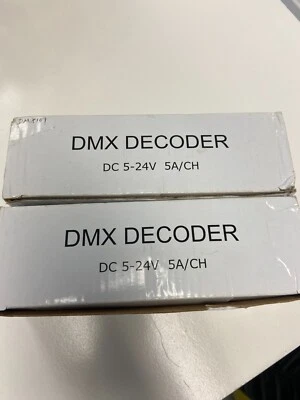 DMX Decoder for LED Strip Lights DC5-24V DC 5A/3CH 2CT070 - Image 1 of 3