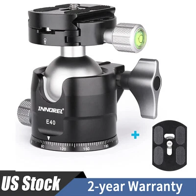 E34/E40 Low Profile CNC Tripod Ball Head 360° Panoramic Ballhead for DSLR Camera - Image 1 of 4