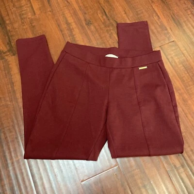 Michael Kors Sweatpants Joggers Maroon Size M - Imagem 1 de 4