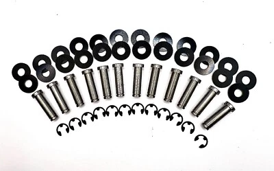 12 TATTOO MACHINE COILCORES SET WITH BLACK PHONALIC WASHERS M4 THREAD 32mm USA - Image 1 of 3