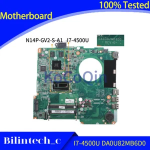 FOR HP Pavilion 15-N 15-n005TX Motherboard DA0U82MB6D0 I7-4500U N14P-GV2-S-A1 - Picture 1 of 6