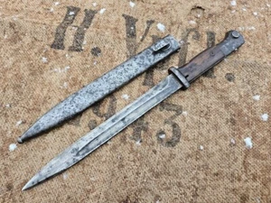 WW2 ORIGINAL GERMAN MAUSER 98k BAYO clc 43 S/177 1936 BARN FIND from KURLAND - Picture 1 of 15