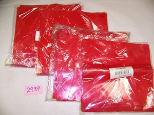 EINWEG ROTE FLAGGE, QUADRATISCH, VINYL 12 X 12 ZOLL, MENGE 4 EA (ARTIKEL #2939) - Bild 1 von 2