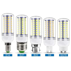 LED Bulb E14 E27 2835 220V-240V warm / cold Lamps GU10 G9 Corn Lights SMD - Picture 1 of 15