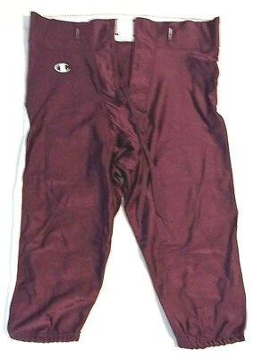 Брюки футбольные игровые Champion Challenger, темно-бордовые/белые мужские большие, бесплатная доставка! - Изображение 1 из 4