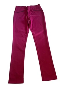 Children's Place Ponte Pants Leggings Rose Pink With Zippers Girls 16 - O - Picture 1 of 5