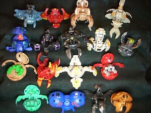 Lot of 17 Bakugan Battle Brawlers + 6 Battle Armour w/Case Mix Set Figure Toys