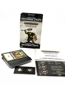 MAZZO CAMPAGNA DISTRUZIONE SCATOLA APERTA AS-IS Warhammer Champions TCG AOS Age Sigmar - Foto 1 di 1