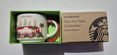 Starbucks Cambodia City Mug 2017 Siem Reap You Are Here 59ml Ornament  - Image 1 of 2