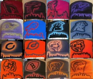 Custom Airbrushed Beanie NFL - Picture 1 of 59