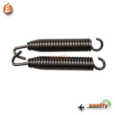 Par de muelles de escape niquelados de 75 mm para Yamaha WR250 1990-1994 1995 1996 1997 Foto 1 de 2