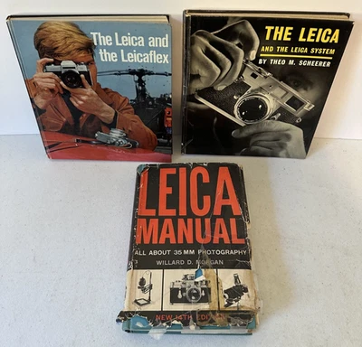Cámara Leica 3 manual de colección Leicaflex Morgan Scheerer 1962 1970 1960 guía 35 mm Foto 1 de 4