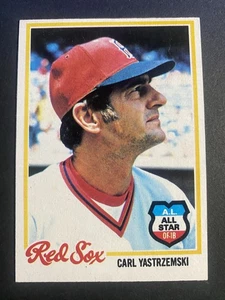 1978 Topps Baseball Carl Yastrzemski Boston Red Sox Card #40 Hall of Famer (b) - Picture 1 of 2