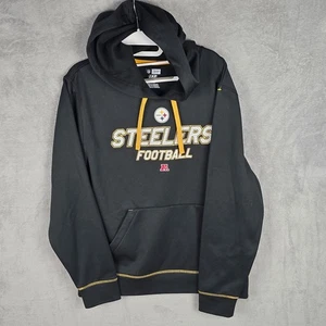 Pittsburgh Steelers Hoodie Mens Medium NFL Team Fleece TX3 Warm Sweatshirt - Picture 1 of 8