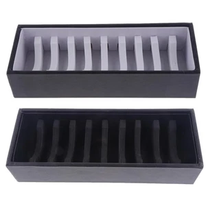 10 Slots PU and PVC Jewelry Tray Case Display Organizer Bracelet Cuff Bangle ] - Foto 1 di 2