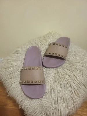 Valentino Garavani Slides Rockstud Sandals Ladies Summer Shoes US7 UK5 EUR 38 Nu - Image 1 of 4