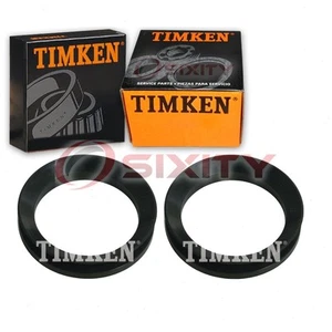 2 pc Timken Front Outer Axle Spindle Seals for 1973-1974 GMC K15 K1500 wb - Picture 1 of 5