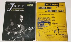 Win Stormen Piano / Guitar Masters of Jazz Books Dixieland To Modern Jazz Blues - Picture 1 of 18