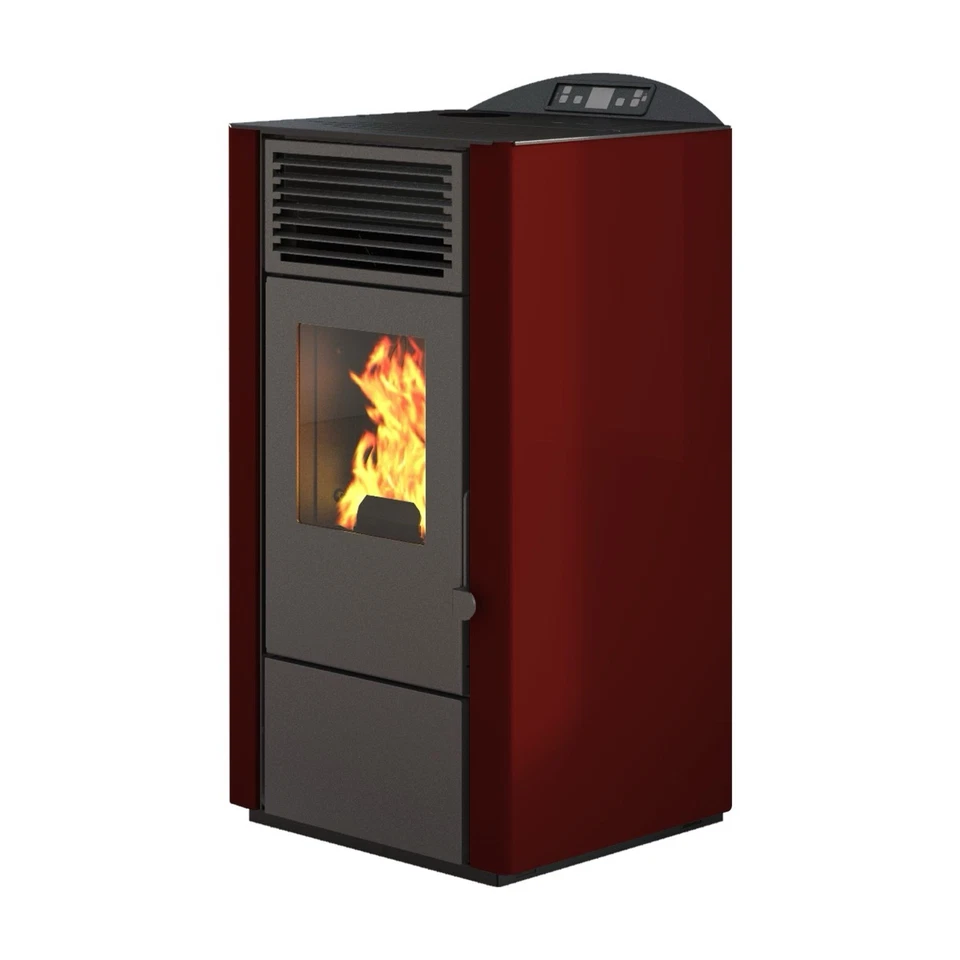 BLACK FRIDAY-Punto Fuoco Lory  Stufa a Pellet  ventilata  Avorio O Rossa - Image 1 of 1