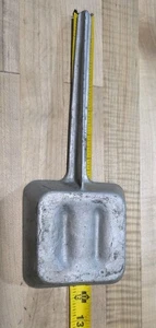 Vtg Home Crafting Block Style Dive Weight Mold Aluminum Lead Casting USED - Picture 1 of 23